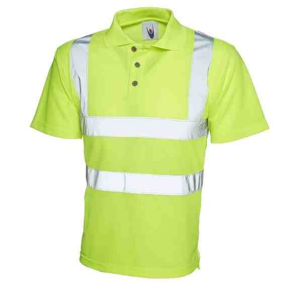 Uneek Hi-Vis Polo Shirt